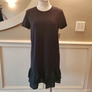 Kate Spade Ruffle dress Small Black